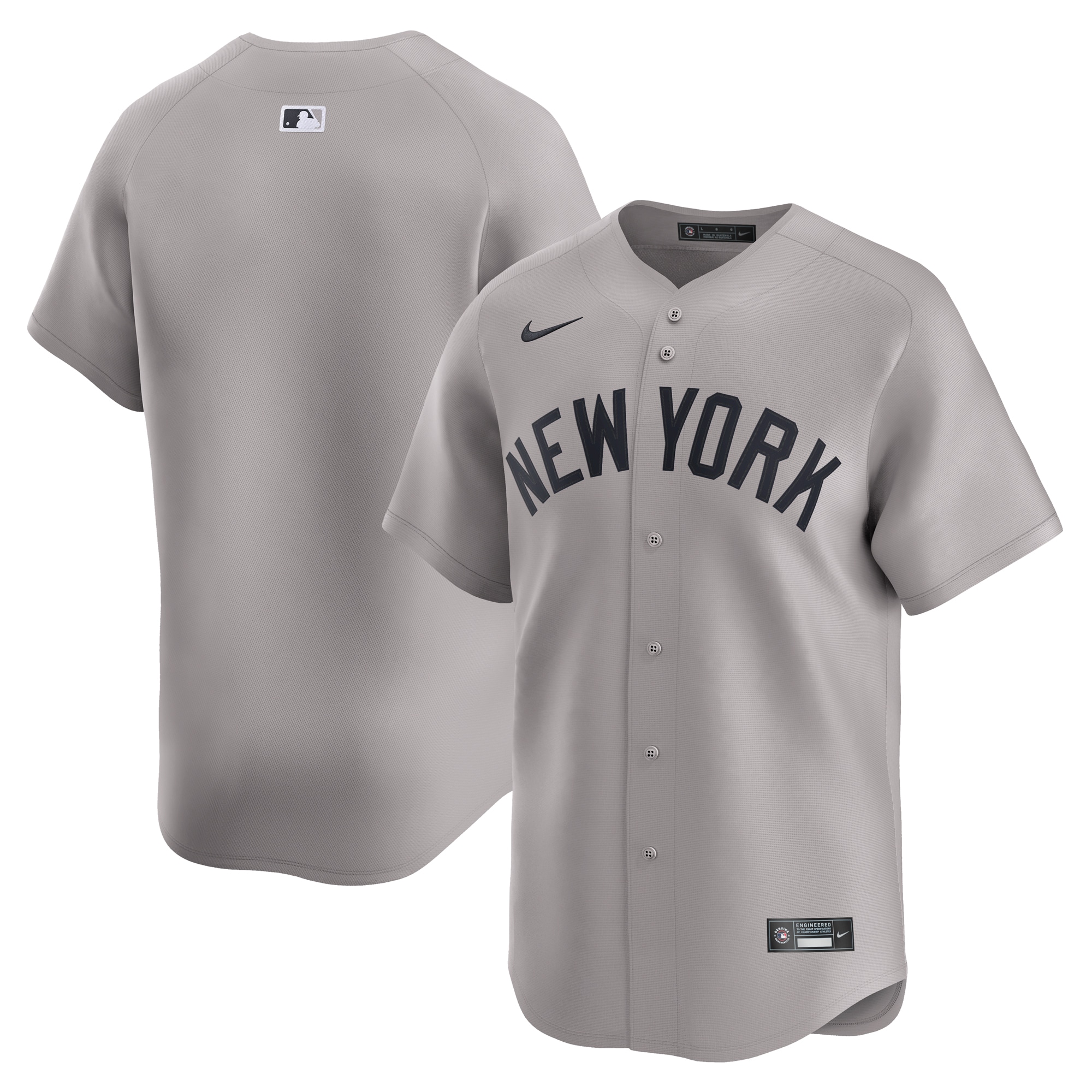 New York Yankees Away Limited Jersey – Gray