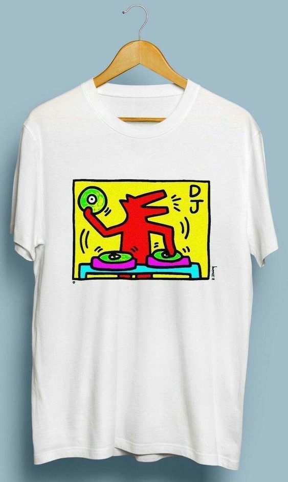 Vintage Keith Haring Dj Screw Rap Hip Hop T Shirt Size S M L Xl 2Xl R