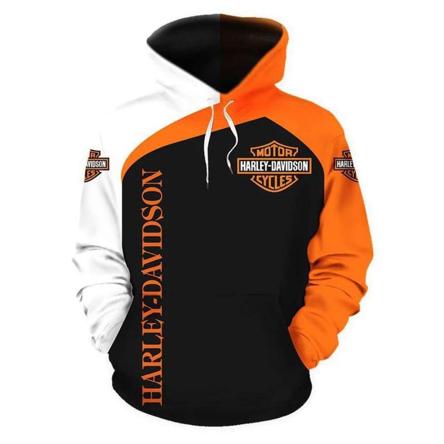 Harley Davidson Pullover Hoodie 3D Graphic Printed – Fashionspicex Shop