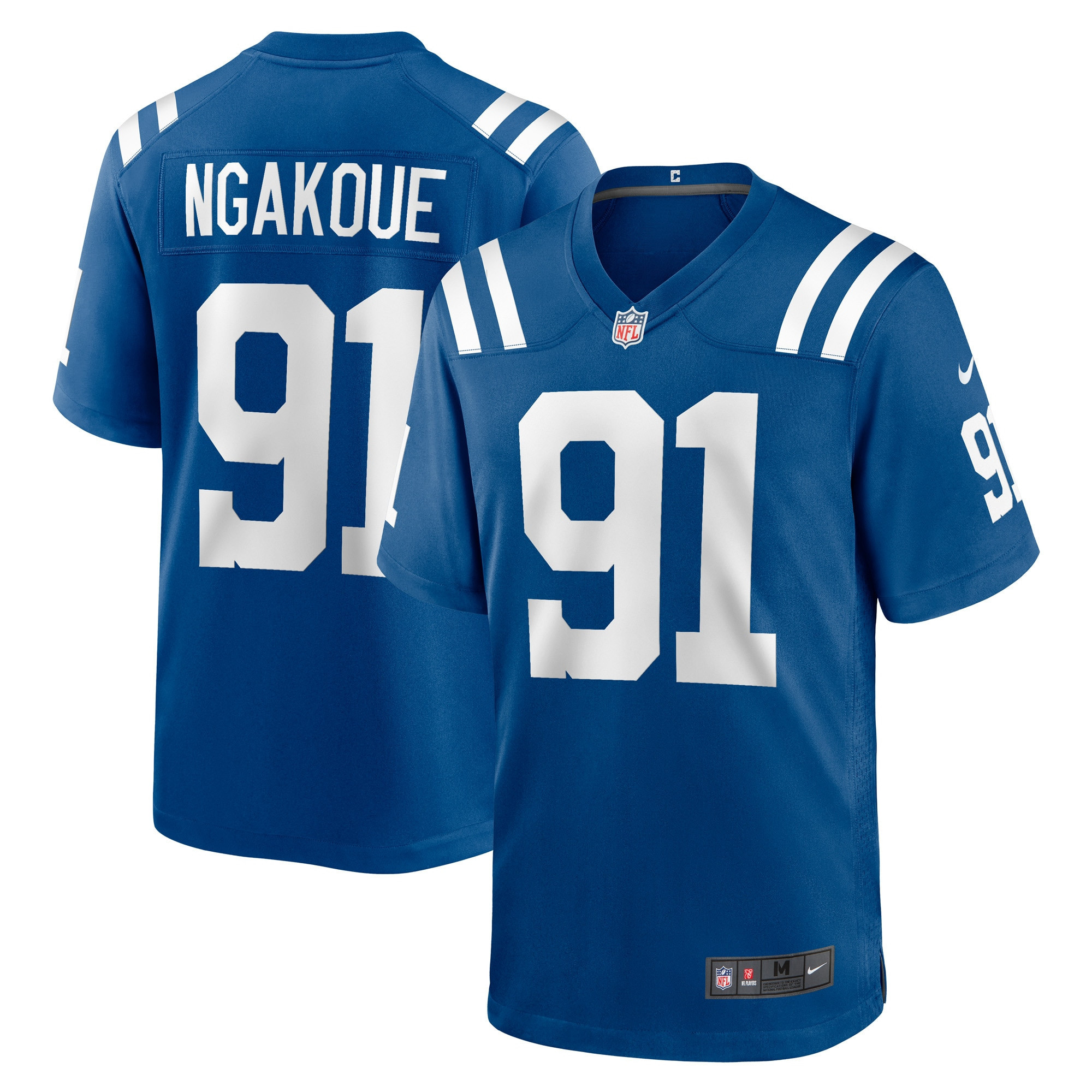 Yannick Ngakoue Indianapolis Colts Player Game Jersey – Royal NFL