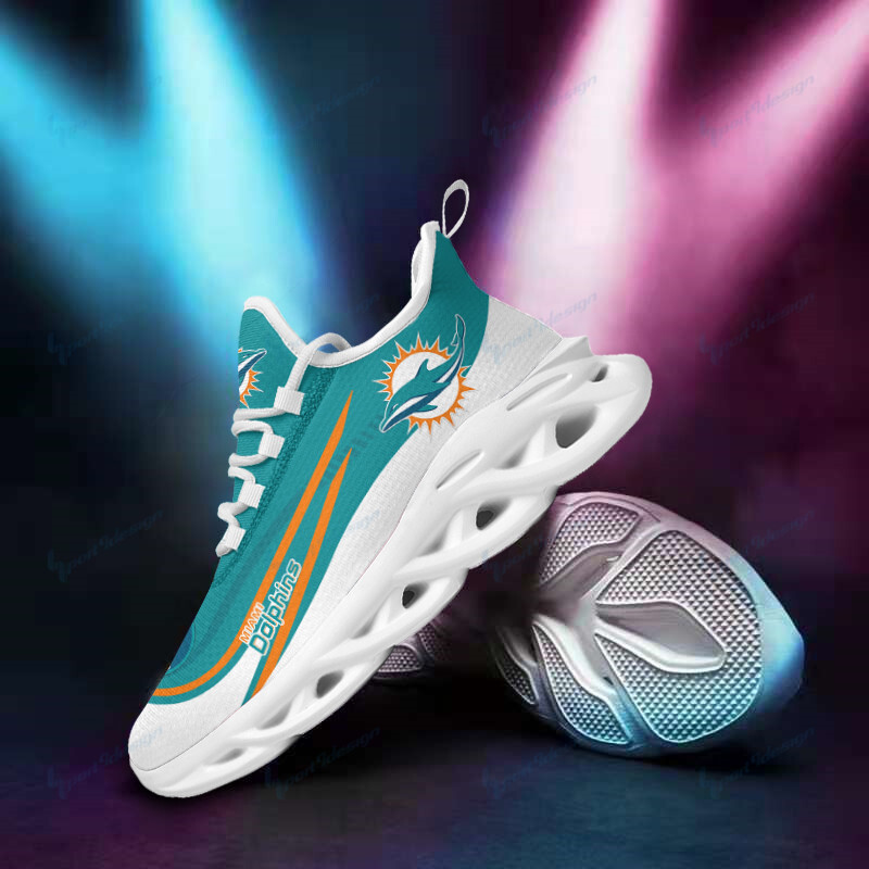 Miami Dolphins Yezy Running Sneakers Bg73