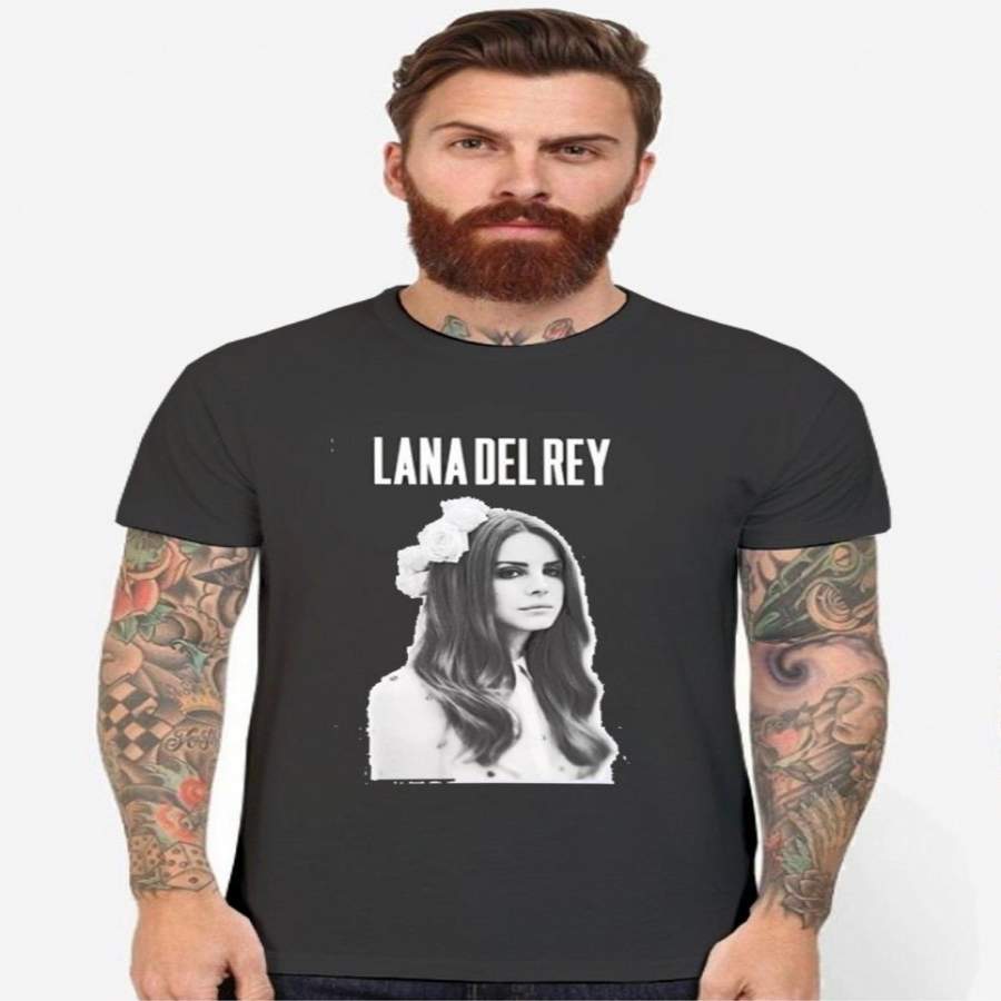 Lana Del Rey Album Music Beauty poster Classic Design T-Shirt Tee Unisex