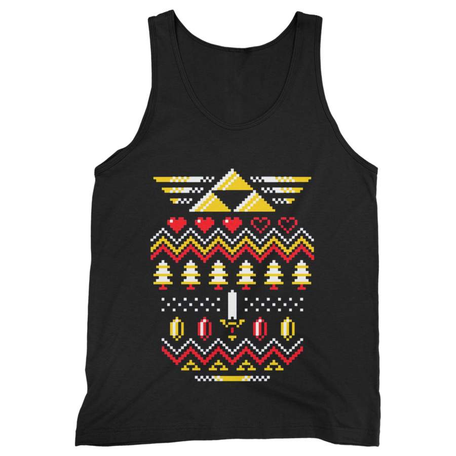 The Legend Of Zelda Art Christmas Ugly Christmas Christmas Ornament Christmas Fabric Man’s Tank Top