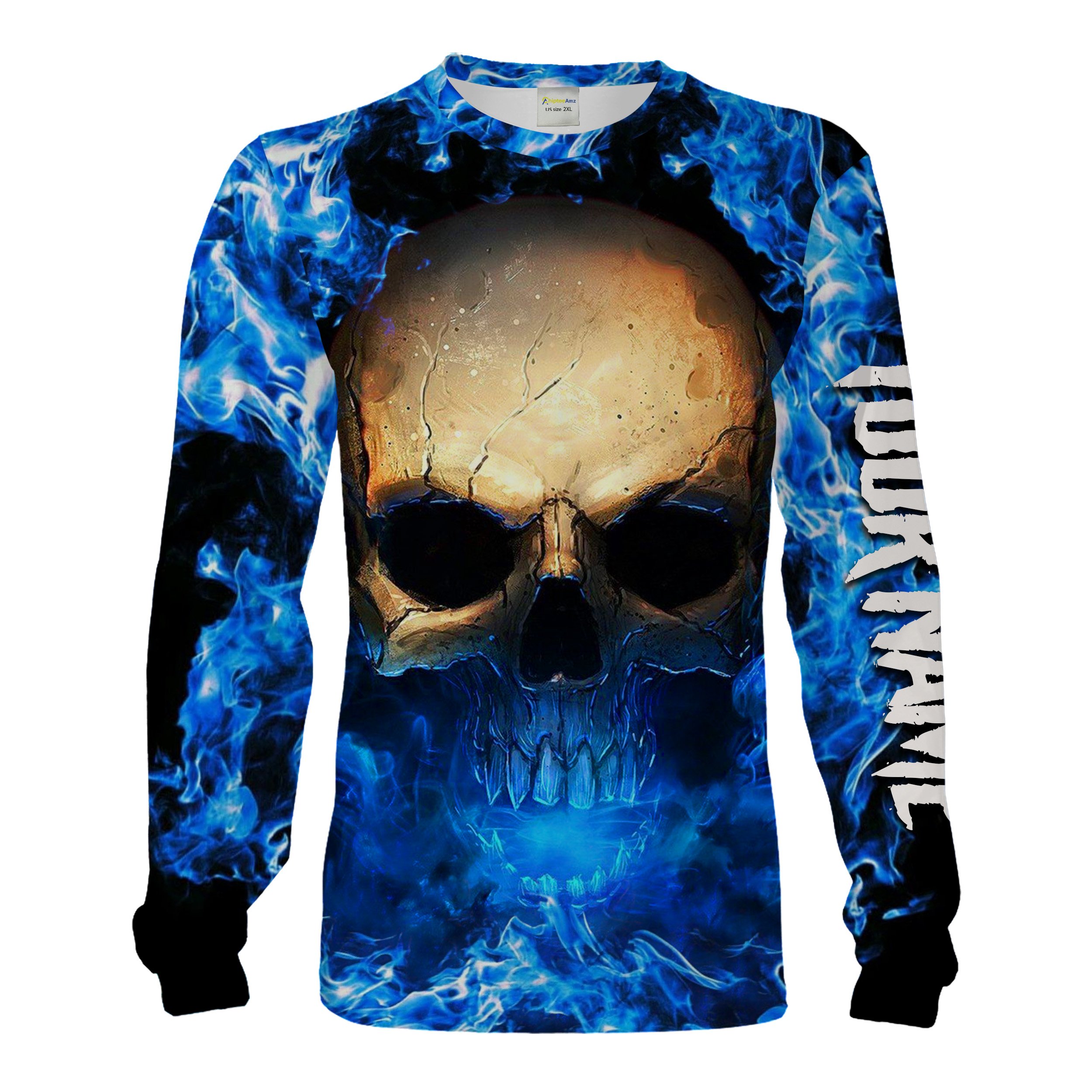 Personalized Skull 3D printed Hoodie, T-shirt Men Women skull Shirts Chipteeamz FSD1742