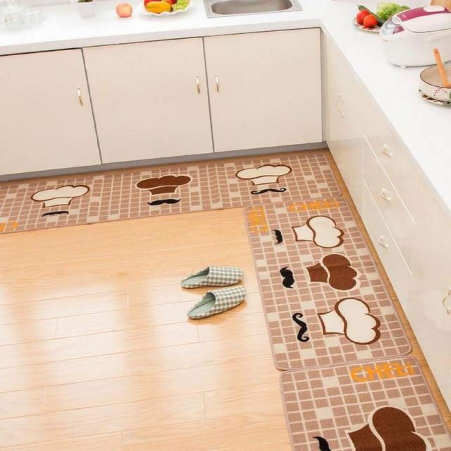 Welcome Floor Mats I Love Cooking Printed Kitchen Carpets House Doormats for Living Room Anti-Slip Absorbent Tapete Rug