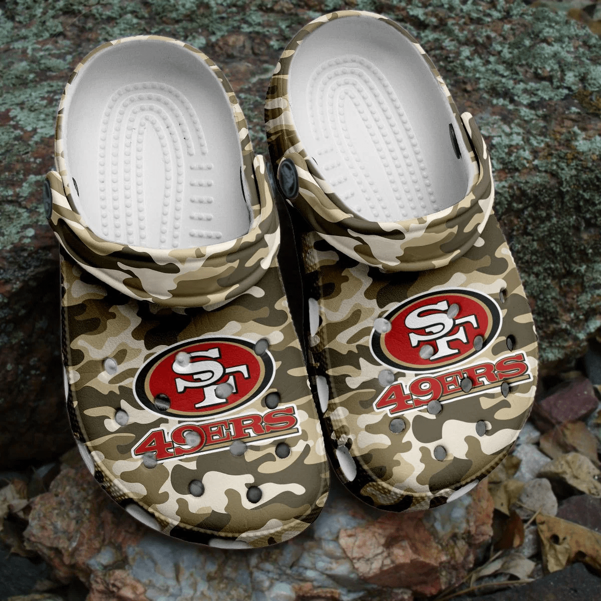 NFL San Francisco 49ers CrocssCrocband Shoes Comfortable Clogs For Men Women