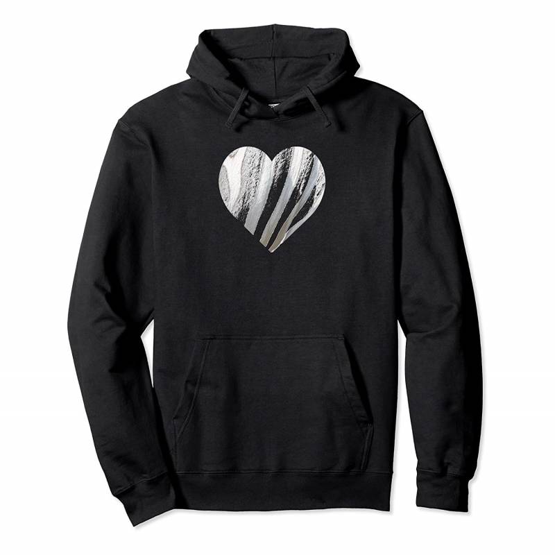 Zebra Heart Funny Stripes Symbol African Animal Lover Gift Pullover Hoodie, T-Shirt, Sweatshirt