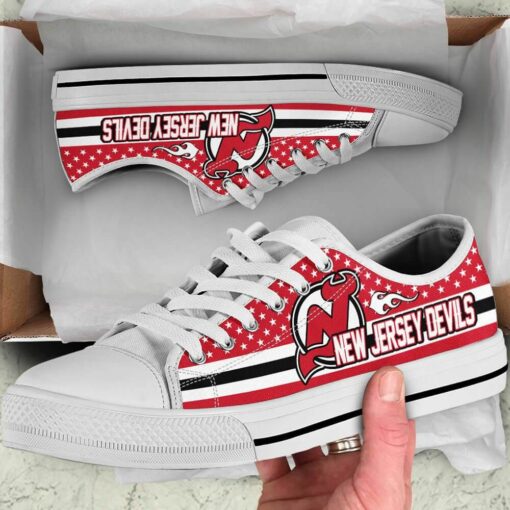 New Jersey Devils Low Top Shoes A95