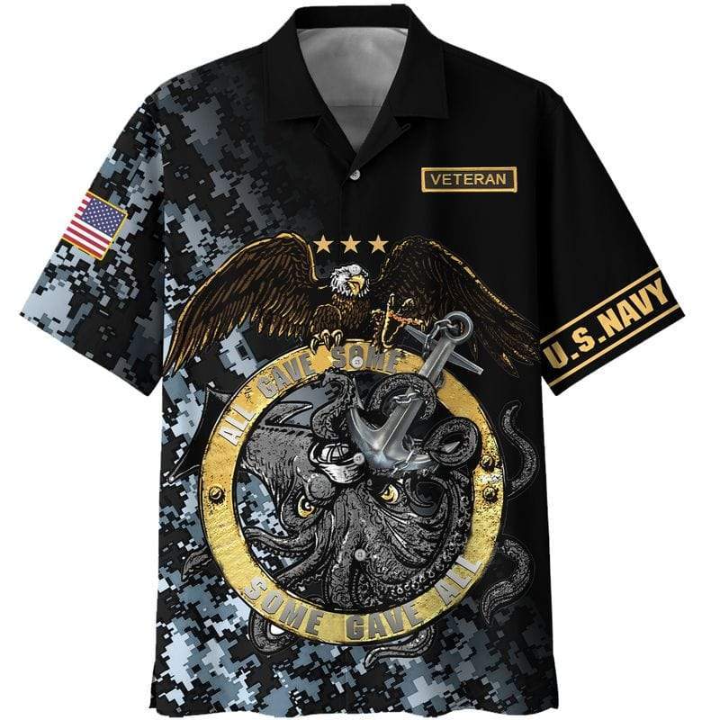 U.S Navy Octopus Cool Hawaiian Shirt | For Men & Women | Adult | Hw8474