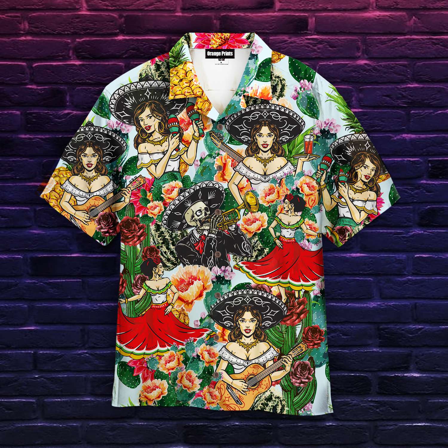 Funny Mexican Girl Vintage Dancing Cinco De Mayo Hawaii Shirt For Men Women Ha88475