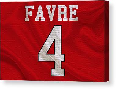 1 Atlanta Falcons Brett Favre Joe Hamilton Canvas Print