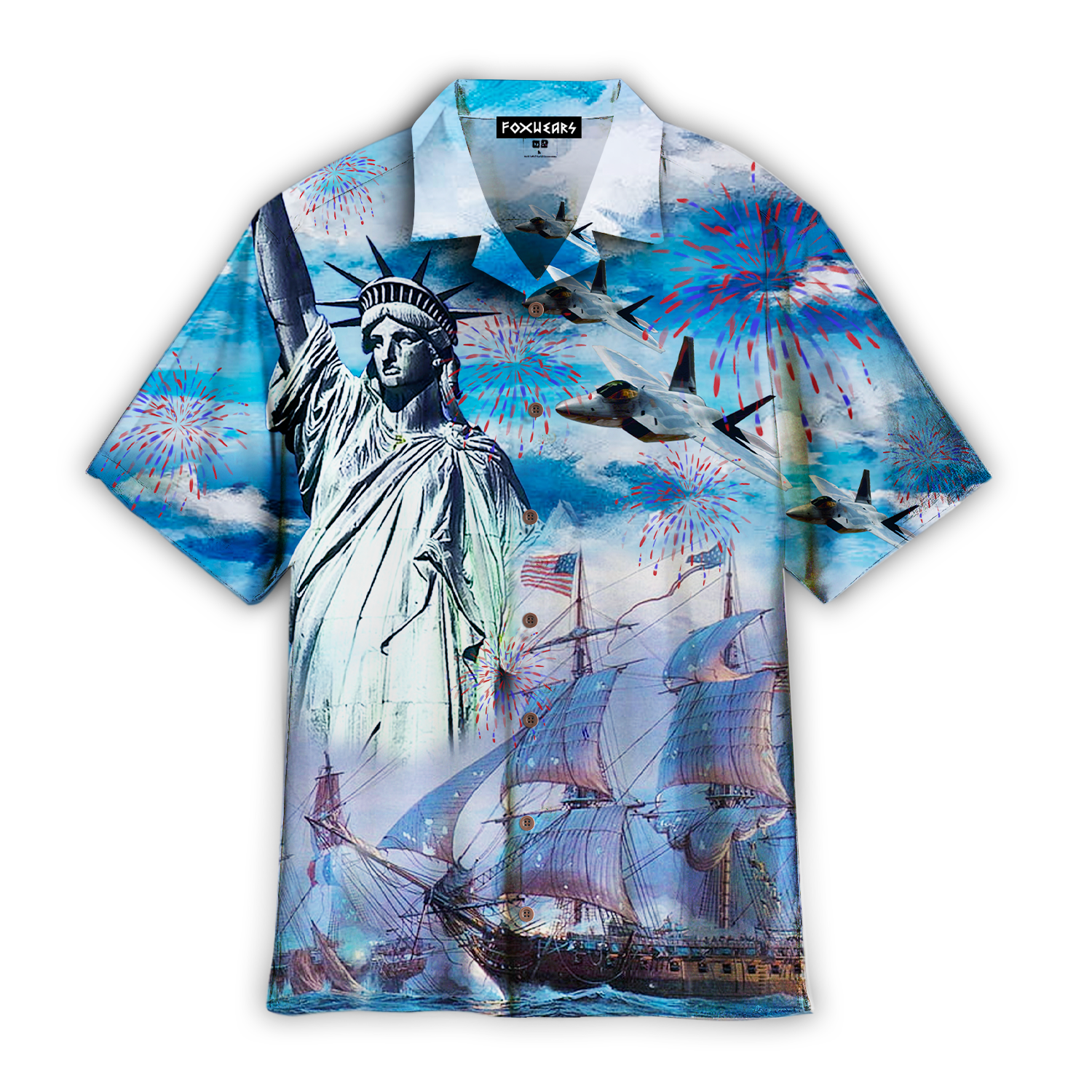 July Us Independence Day Hawaii Shirt For Men And Women Ha104012