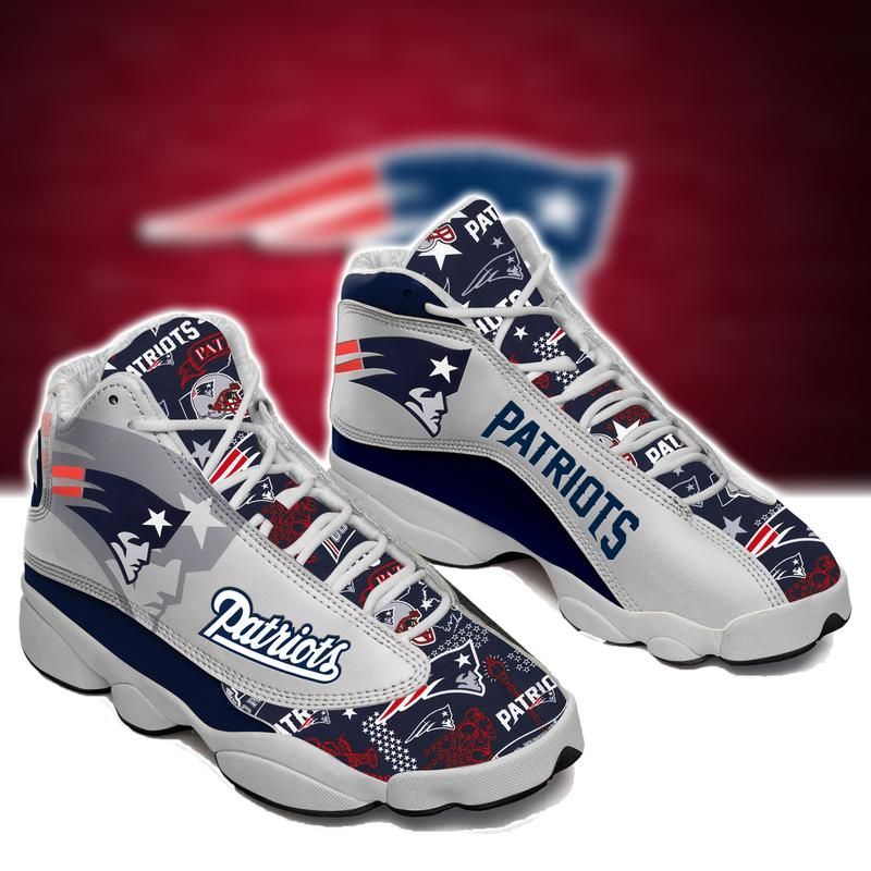 New England Patriots football team form AIR Jordan 13 Sneakers  lan1 JD13 Sneakers Personalized Shoes Design