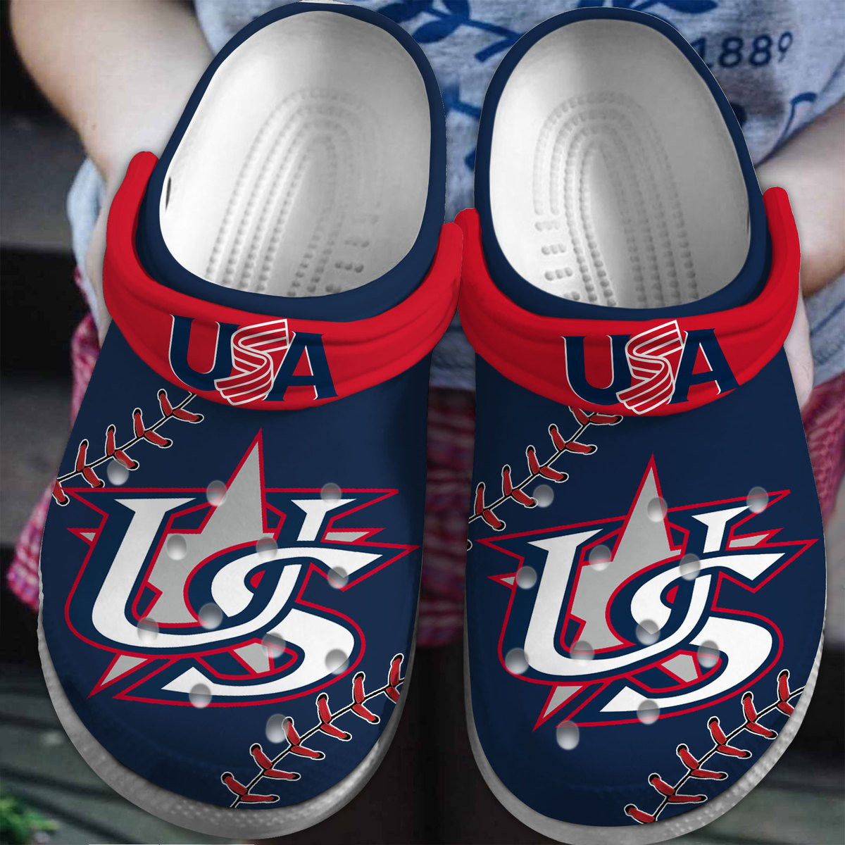 United States National MLB Sport Crocss Crocband Clogs Shoes Comfortable For Men Women and Kids