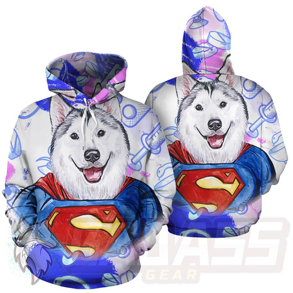 Super Husky HUK-0009 Hoodie Allover