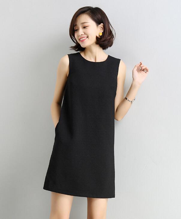 2022 Summer Women Dress Seeveless loose A-Line Dress Female Korean Version Casual Dress S370 alx