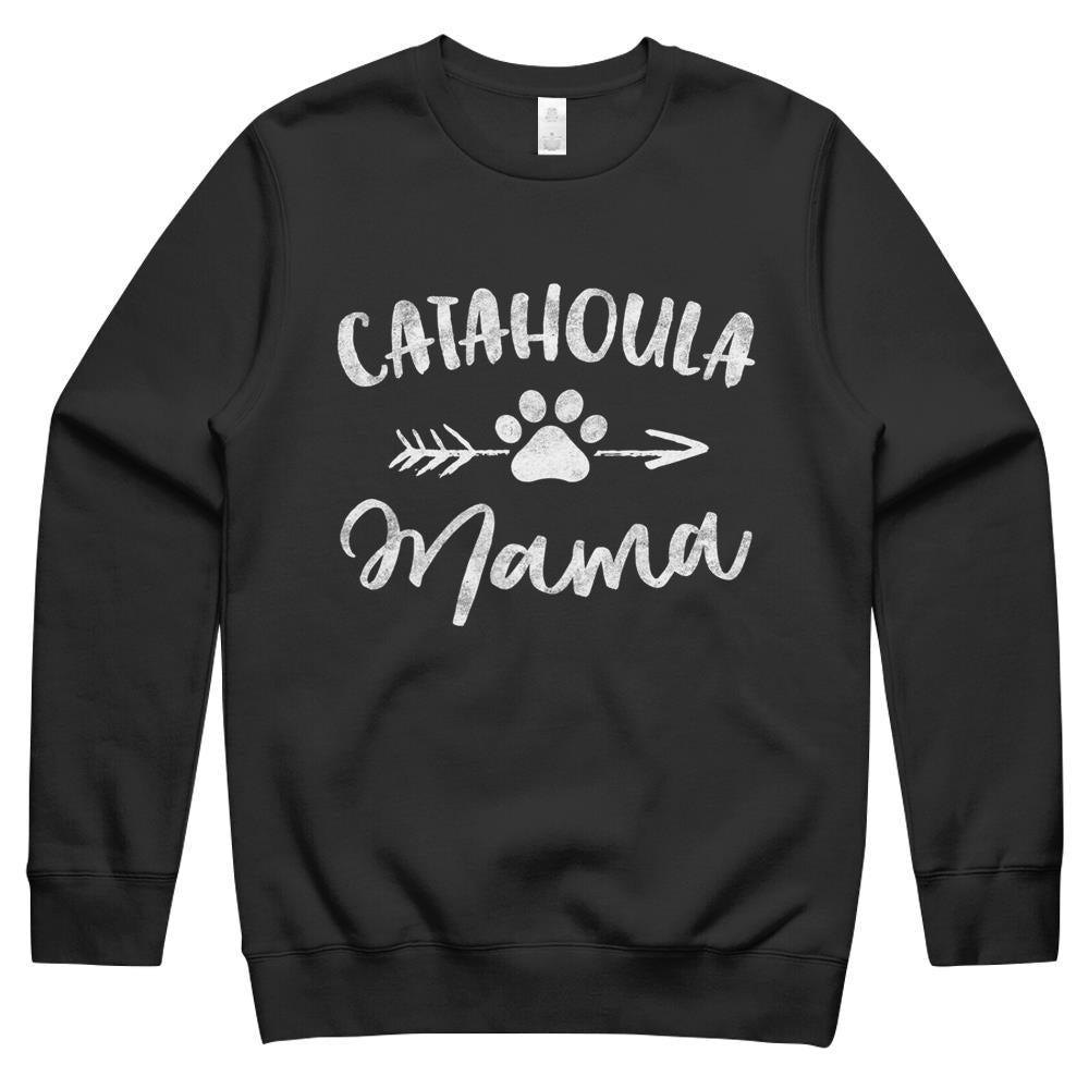 Catahoula Mama Catahoula Leopard Lover Gifts Dog Mom Mother Crewneck Sweatshirt