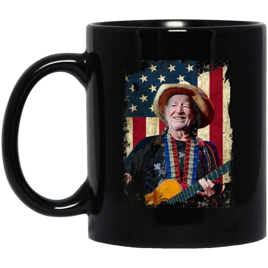 Vintage Willie Nelson Country Music Love For Mens Womens Coffee Mug