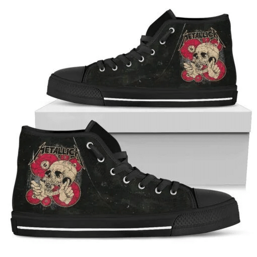 Zokastore  Metallica Skull High Top Shoes Limited Edition-Mts031