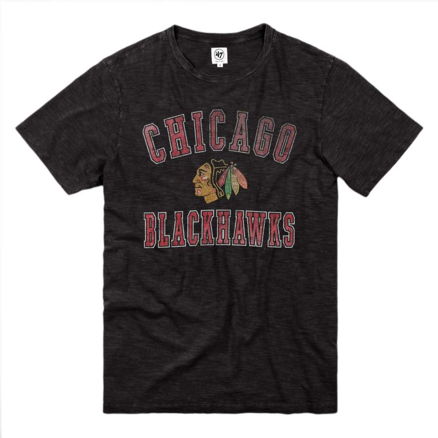 Chicago Blackhawks ’47 Archer T-Shirt 3D All Over Print Mens