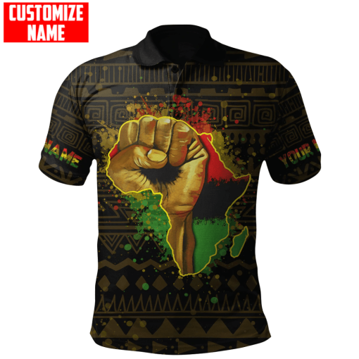 African Africa Flag Fist Personalized 3D Shirts