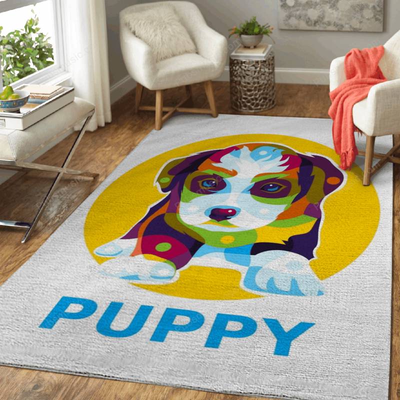 Little Puppy Dog Pop Art – Animal And Pet Rug Mats – Carpet