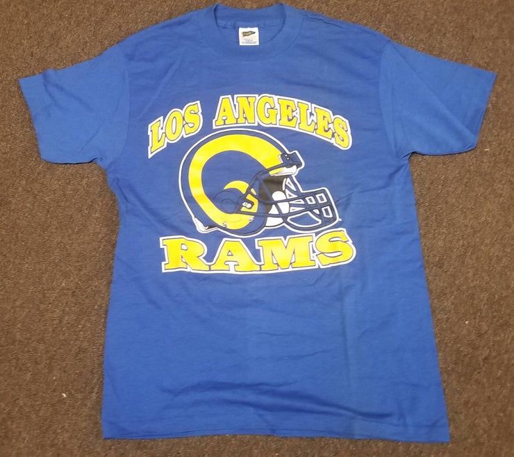 New 1980S S La Rams 80S Vintage Rams Los Angeles Rams Single Stitch 18X26 Rams Trench Shirt