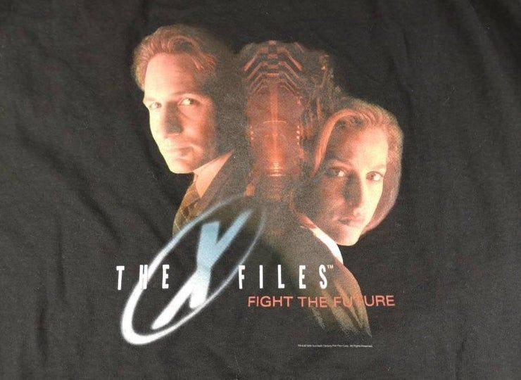 Vintage 1998 The X Files Tv Show Fight The Future Shirt