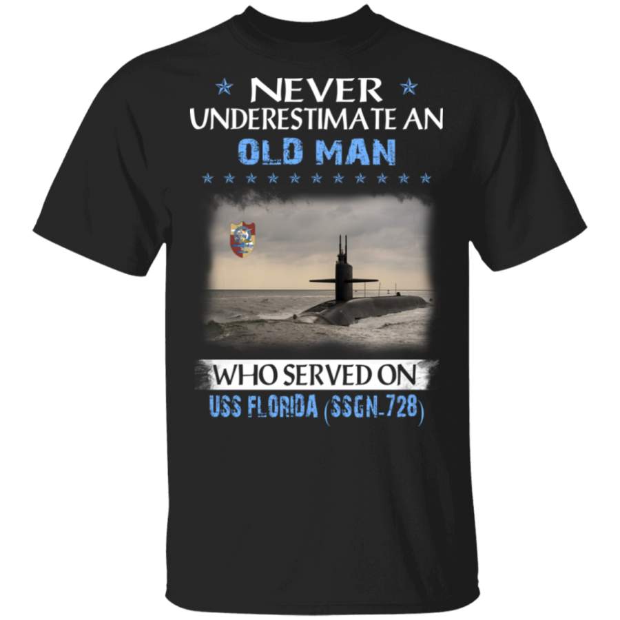 USS Florida SSGN-728 Veterans Day Christmas Gift T-Shirt