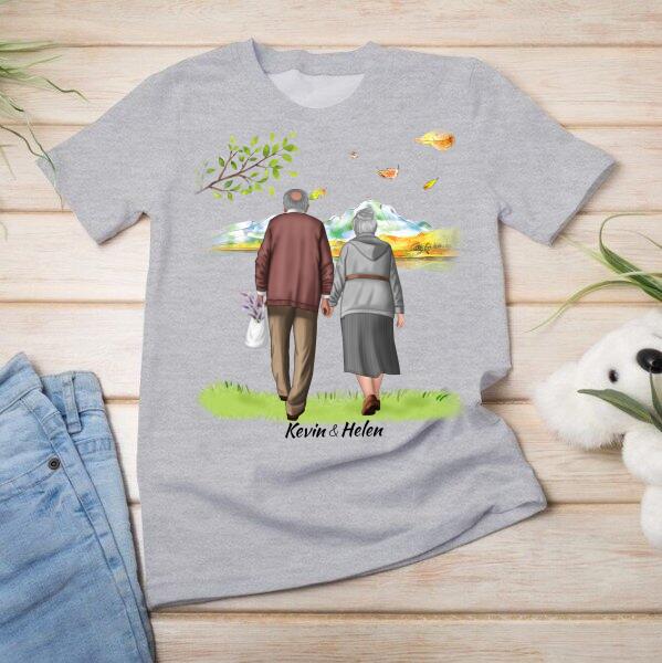 Personalized Couple Tee Shirts – Anniversary Gifts For Couples – Married Couple Shirts