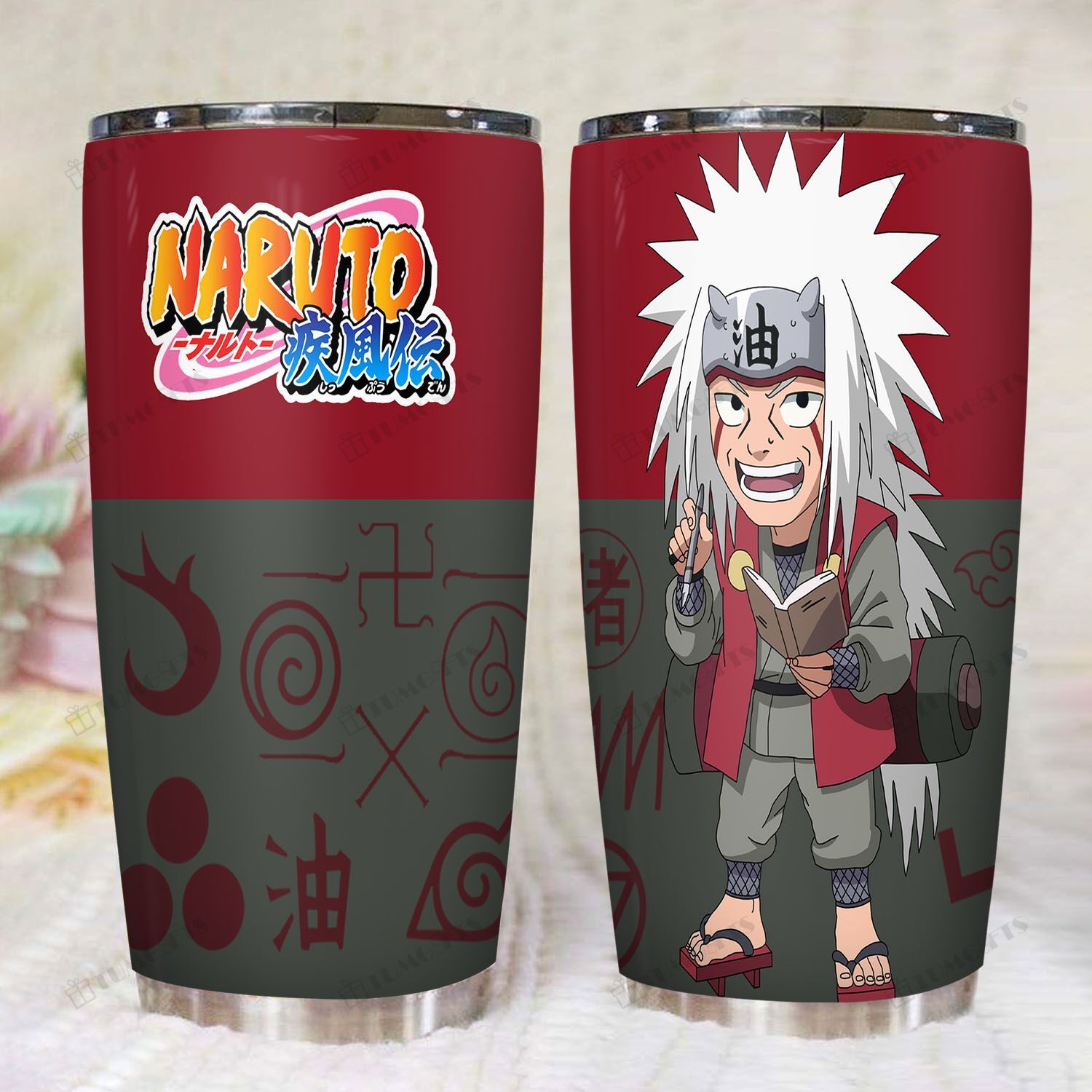 Naruto Jiraiya Anime, Manga Series Characters 20Oz Stainless Steel Tumbler