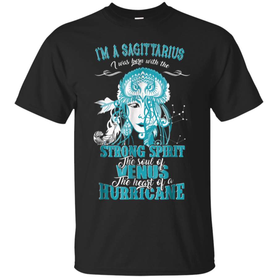 AGR A Sagittarius girl Strong spirit Venus Hurricane T-shirt