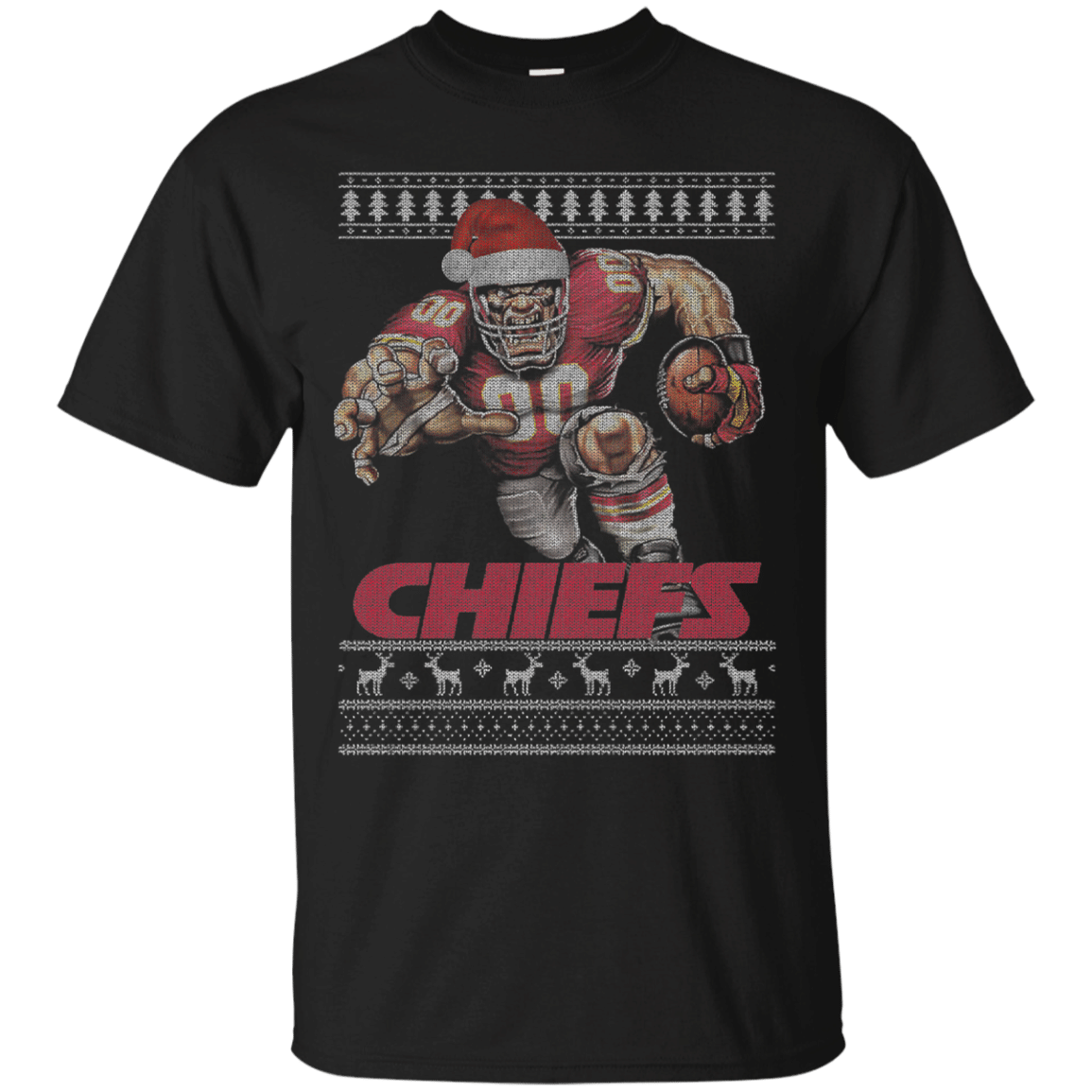 Check Out This Awesome Kansas City Chiefs Power Ugly Christmas T Shirt