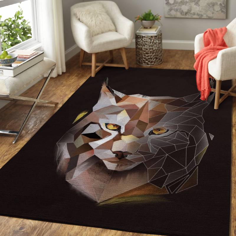 Wild Lynx – Modern Animals Area Rug Carpet