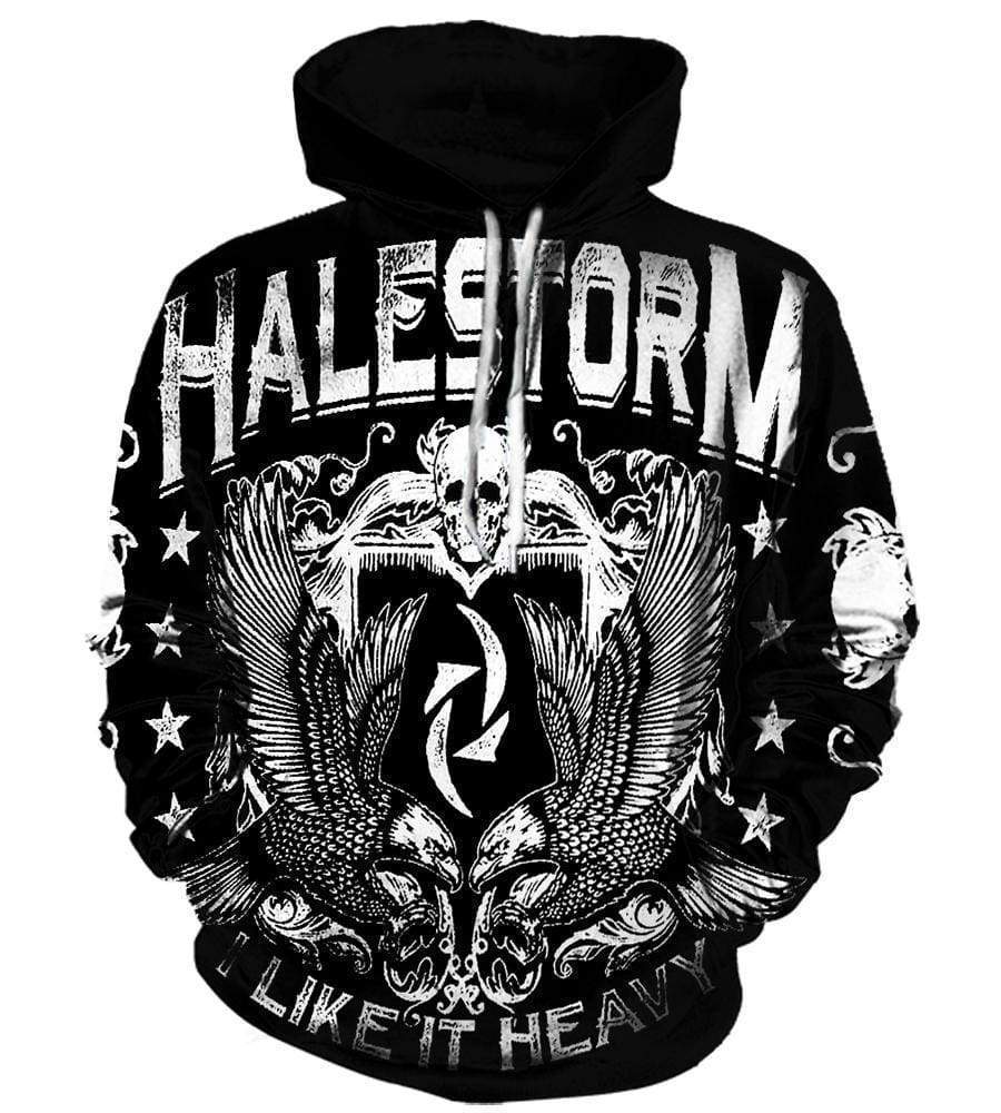 Halestorm Hoodies – Pullover Black Hoodie - Redditprint Store