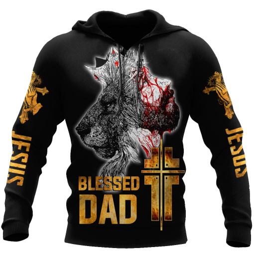 Blessed Dad Jesus 3D All Over Printed Shirts For Men And Women Am140501