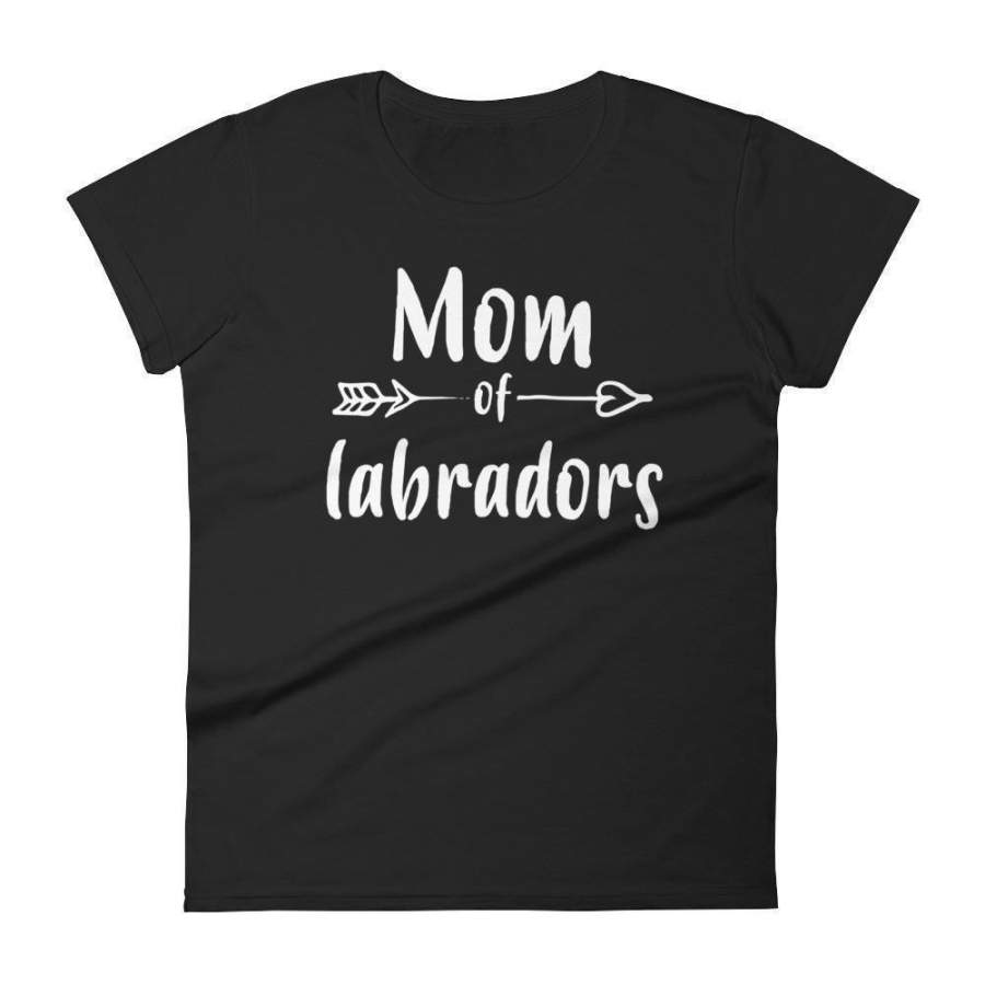 Mom of Labradors dog tshirt Gift for labrador lovers owners