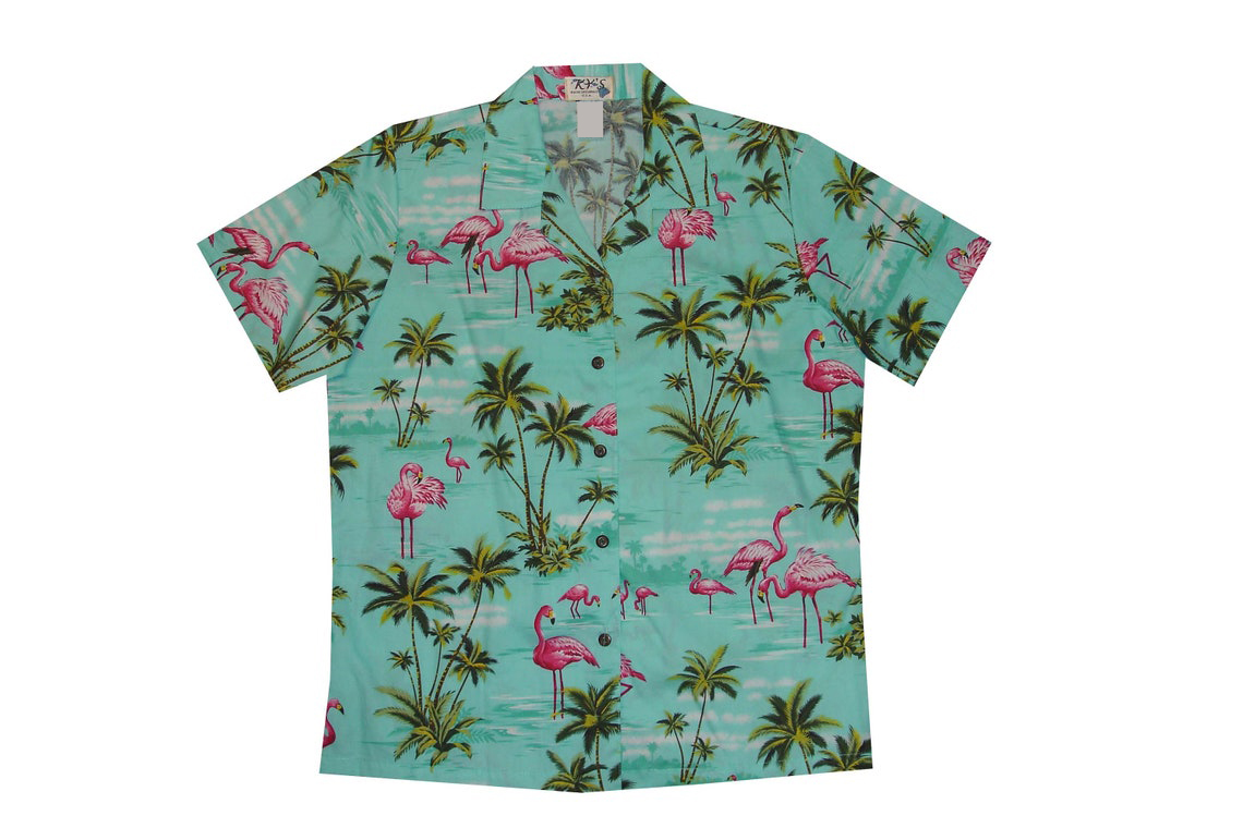 Pink Flamingo Short Sleeve Hawaii Shirt Saleoff 111021 Ha41446