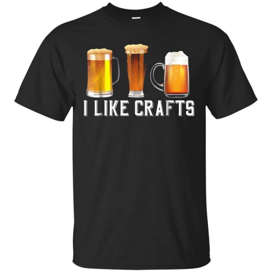 AGR Funny I Like Crafts Tshirt  For Brewer  Craft Beer Lover Jaq T-shirt