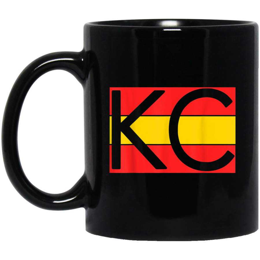 I Love KC Football Kansas City Mug