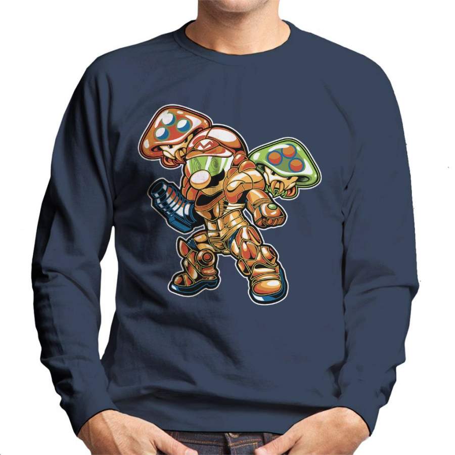 Super Mario Metroid Mashup Men’s Sweatshirt