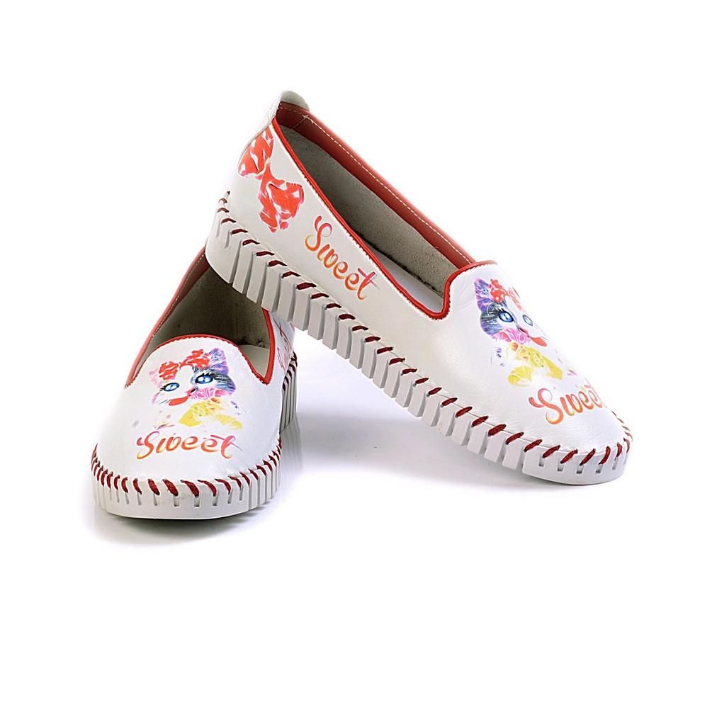 Sweet Cat Slip On Sneakers Shoes Pus106