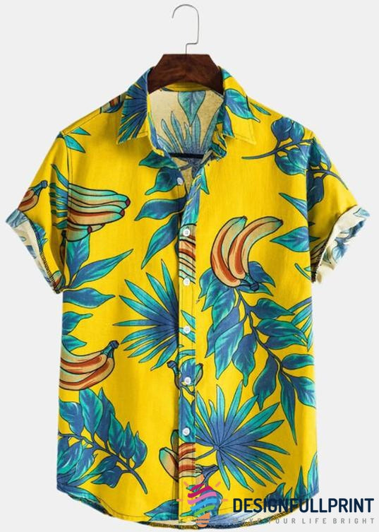 Yellow Banana Tropical Shirt Hawaiian Shirt For Men Lh Aloha Shirt Hawaiian Outfit For Men Tropical Shirt Hawaiian Shirt For Mens For Women Tropical Shirt Hawaiian Shirt For Mens For Men