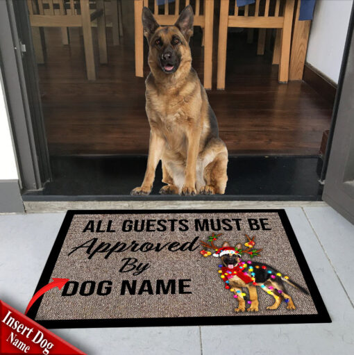 German Shepherd Ds76 Doormat All Over Printed