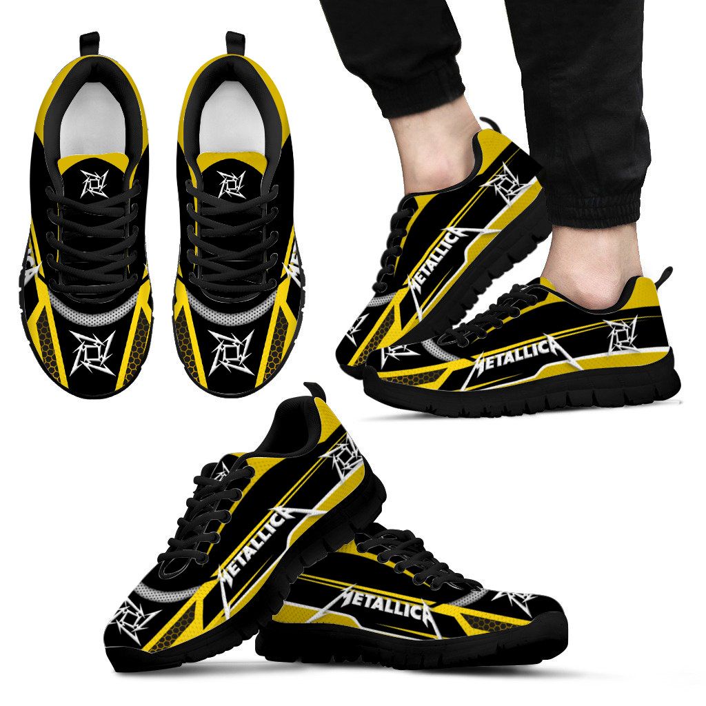 3D Printed Metallica Ttt-Nh Sneaker For Men & Women Ver 1 (Yellow)