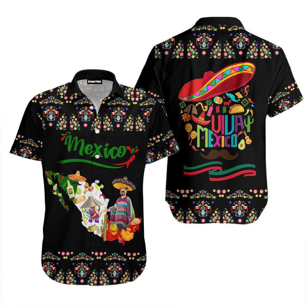 Viva Mexico Fiesta Day Aloha Hawaii Shirts For Men Women Ha22136