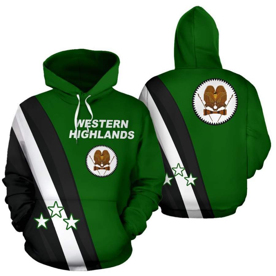 Western Highlands Papua New Guinea Hoodie K5 NVD1093