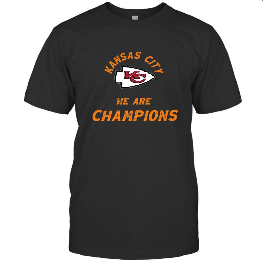 KC Kansas City Tribal Arrowhead we are Champions Men’s T-Shirt