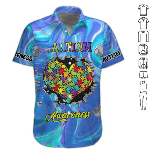 Autism Hawaii Shirt Unisex Adult Ha73329