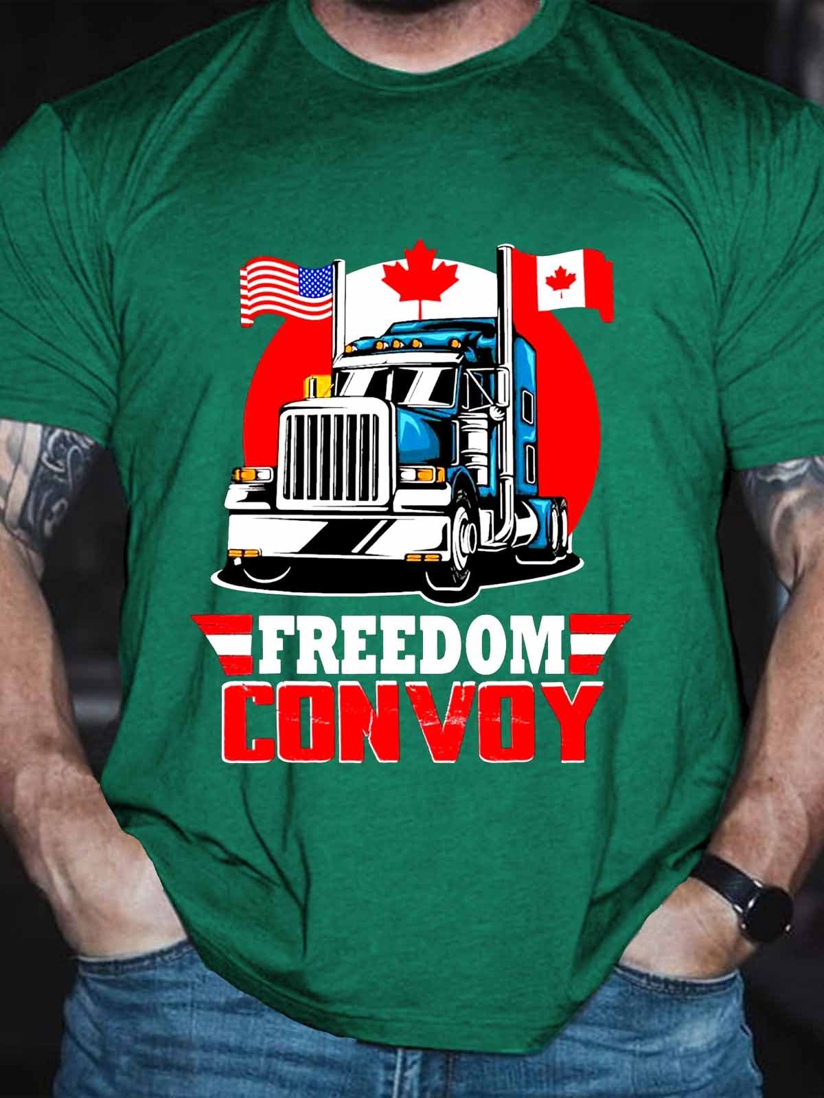 Men’S Canada Freedom Convoy 2022 T-Shirt